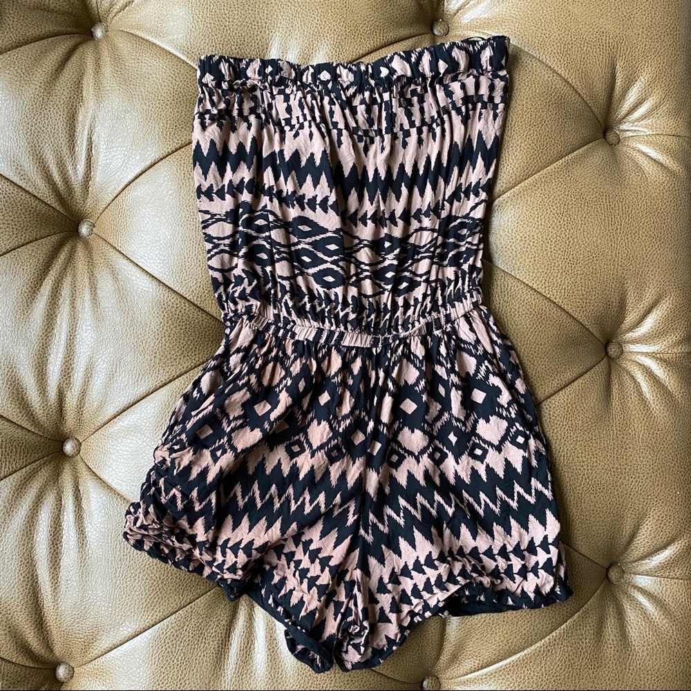 Angie Strapless Romper